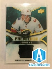 2018 Upper Deck Ice Hockey | Juuso Valimaki | Ice Premieres Jerseys